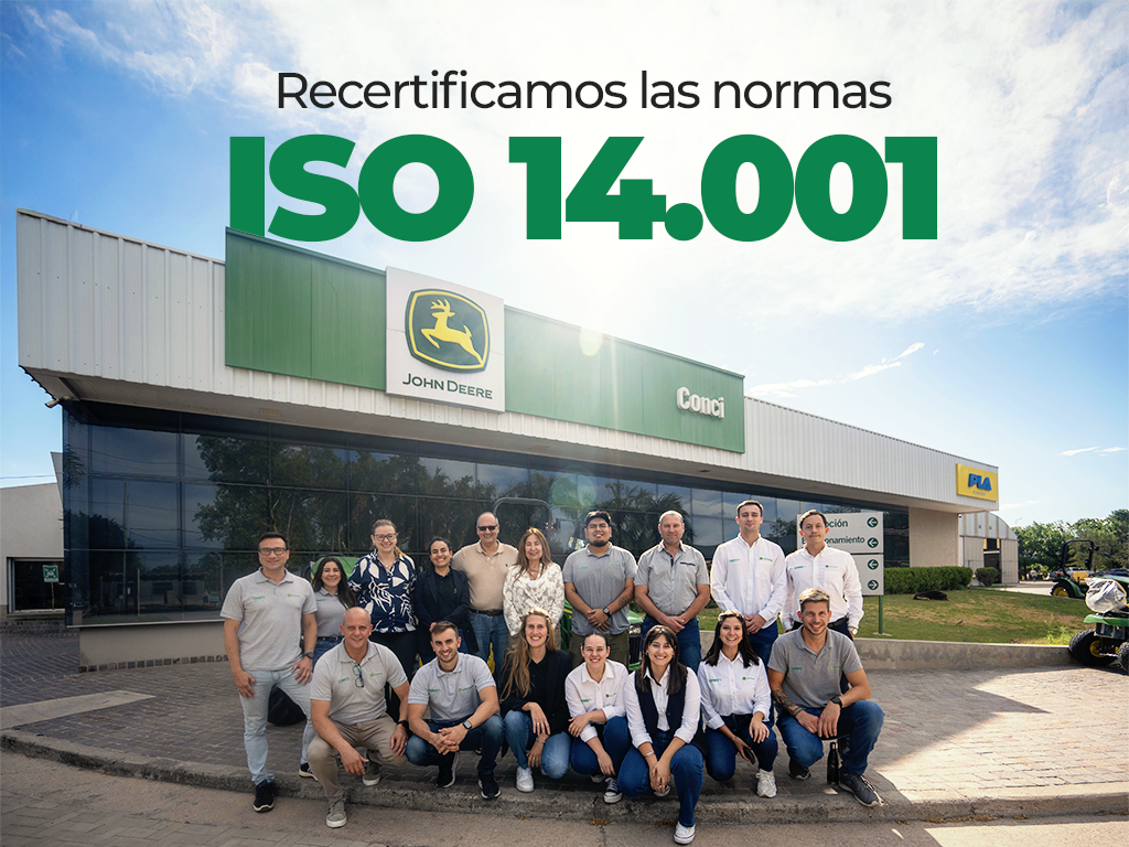 Conci certificó las normas ISO 14.001