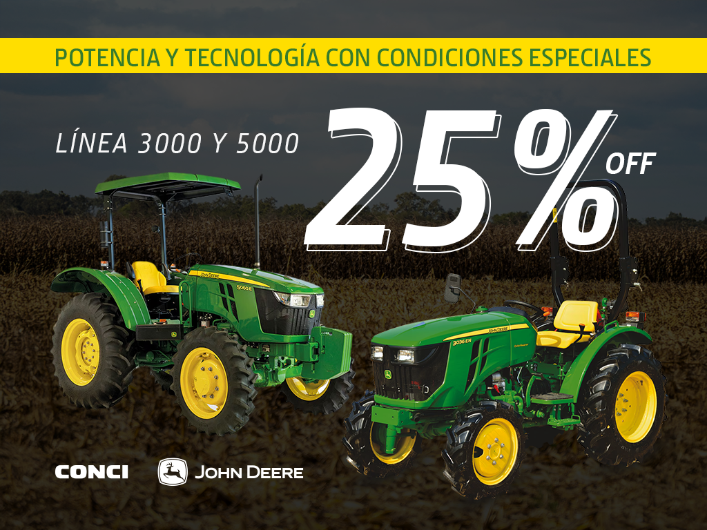 Promo tractores John Deere Conci