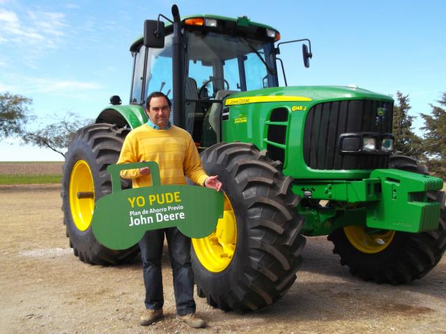 El Sr. Elio Carregio obtuvo su John Deere con Plan de Ahorro Previo.